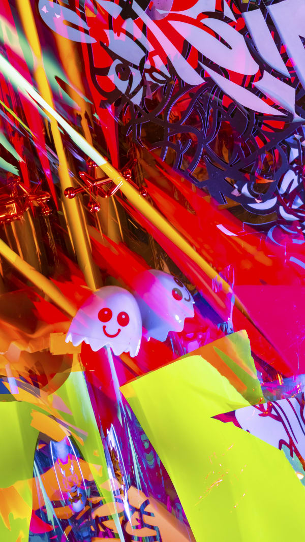 Timmy Sneaks NFT digital art that features a ghost figure.