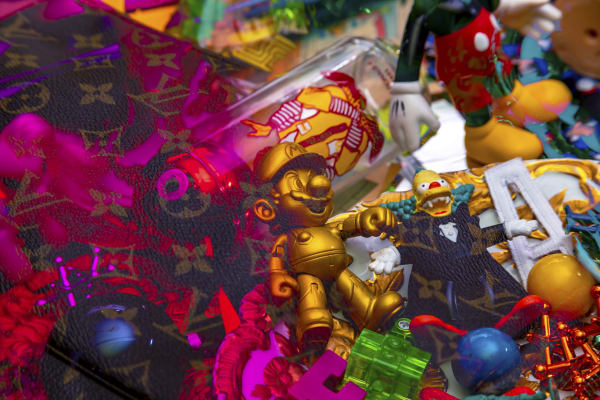 Timmy Sneaks NFT digital art of toys.