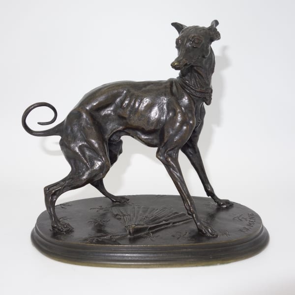 PIERRE-JULES MENE (1810-1879) , Italian Greyhound , c.1920