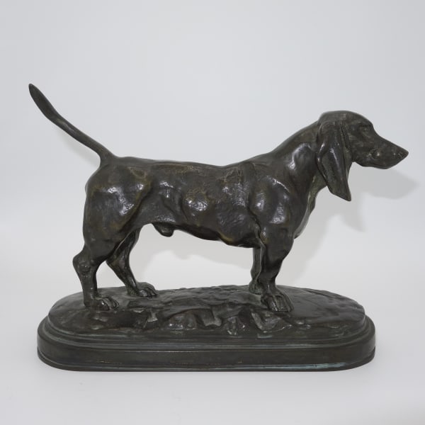 Standing Basset by Antoine-Louis Barye