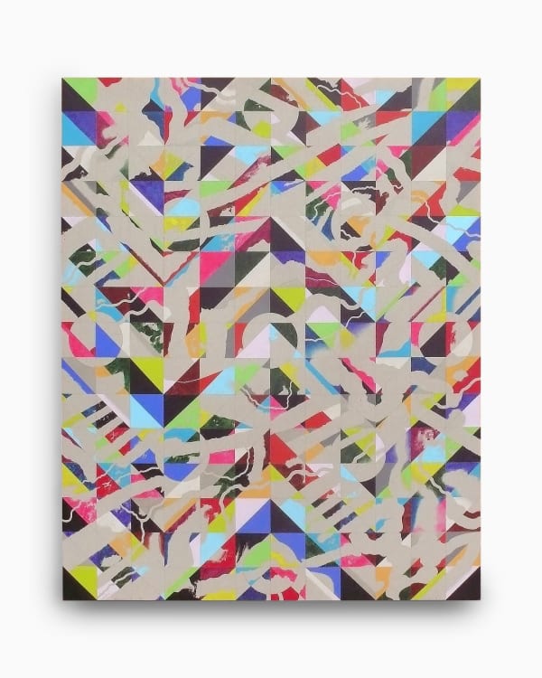 Kim Yong-Ik , Exhausting Project 23 -1: Conceptual Painting Disguised as a Retinal Painting, 2023