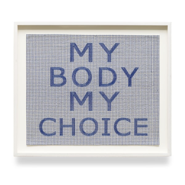 Ghada Amer, WITCHES, My Body My Choice, 2023
