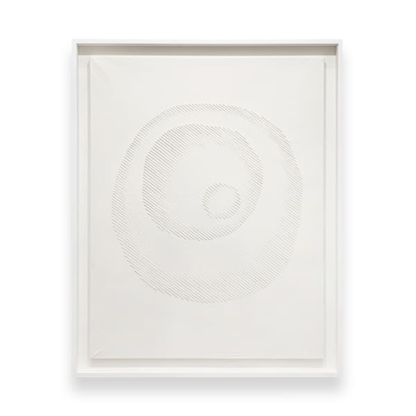 Kwon Young-Woo Untitled, c. 1980s Korean paper Framed Dimensions: 53 1/8 x 42 1/2 x 3 inches 134.94cm x 107.95 x 7.62 cm