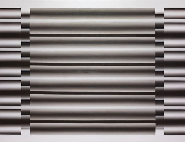 Lee Seung Jio Nucleus 88-10, 1988 Oil on canvas 44 1/8 x 57 1/8 in 112 x 145 cm