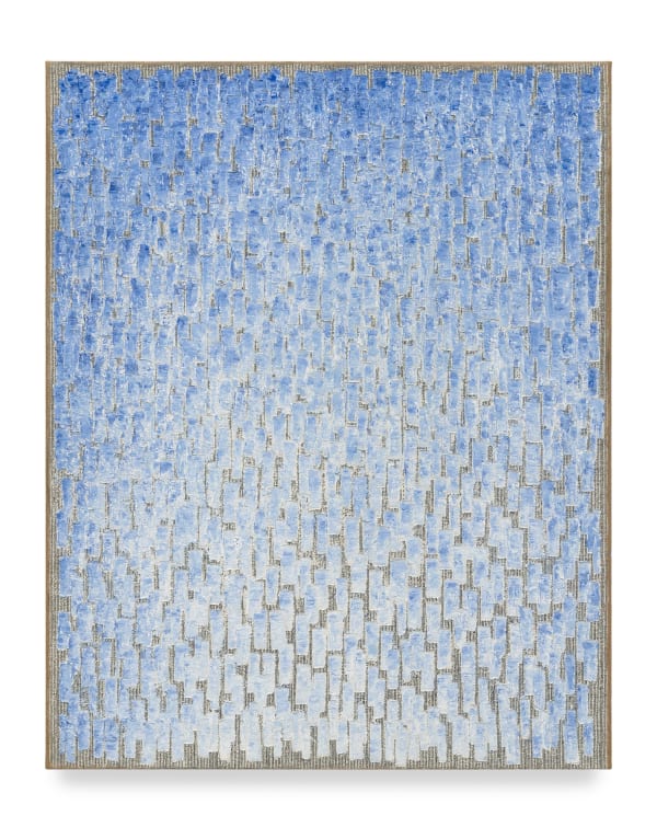 Ha Chong-Hyun Conjunction 22-66, 2022 Oil on hemp cloth 89 3/8 x 71 5/8 in 227 x 182 cm 150 HO