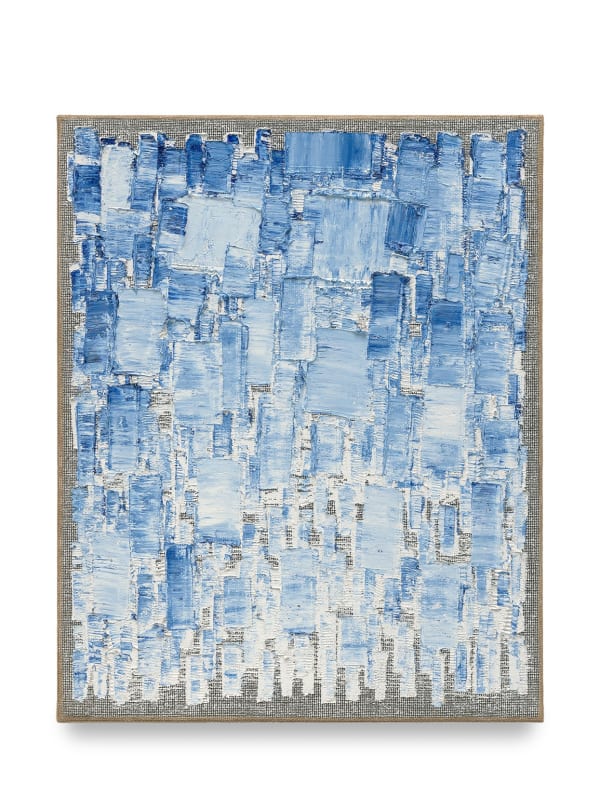 Ha Chong-Hyun Conjunction 22-75, 2022 Oil on hemp cloth 35 7/8 x 28 3/4 in 91 x 73 cm 30 HO