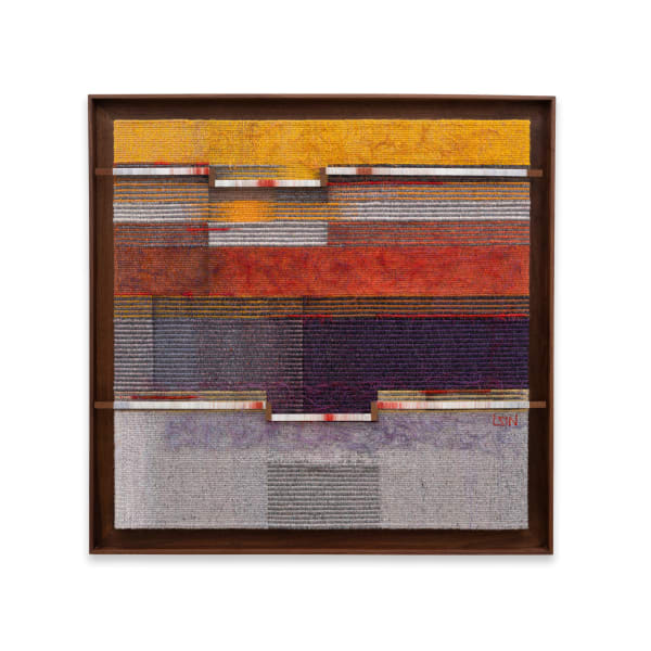 Lee ShinJa Untitled, 2008 Wool thread, metal; tapestry 37 3/8 x 34 in 95 x 86.5 cm