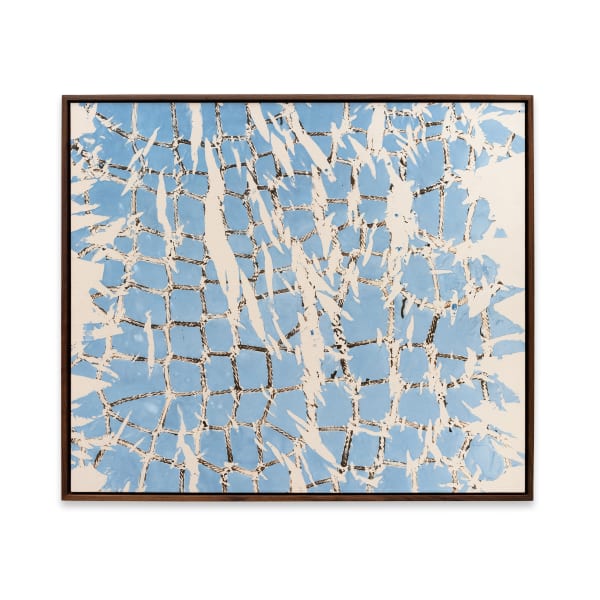 Maia Ruth Lee B.B.Clement 1-4, 2025 Acrylic on canvas, unstretched, unframed 36 1/2 x 43 1/4 in 92.7 x 109.9 cm Framed: 38 x 45 x 2 in 96.5 x 114.3 x 5.1 cm