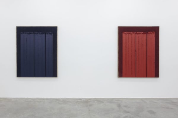 The Anguish of Ha Chong-Hyun’s New Red Paintings in “Conjunction”