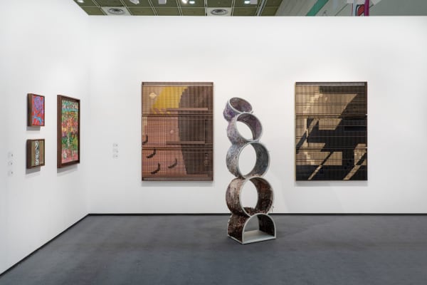 Installation view of Frieze Seoul 2023 (Booth B19) at COEX, Korea. Image courtesy of Tina Kim Gallery. Photo: Hyunjung Rhee