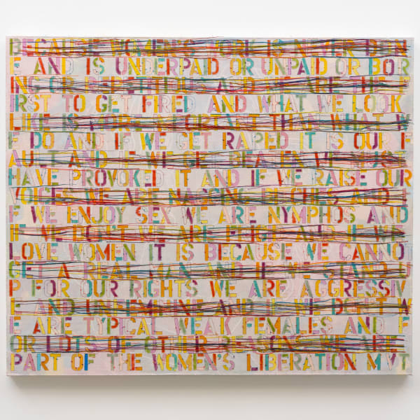 Ghada Amer, Because We Are Women, 2023
