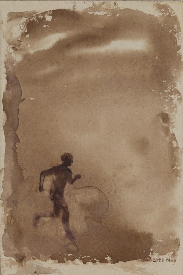 Anupam Sud Untitled Watercolour on paper 12 x 8 inches 2023
