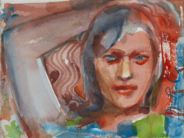 Anupam Sud Untitled Watercolour on paper 8 x 10 inches 2023