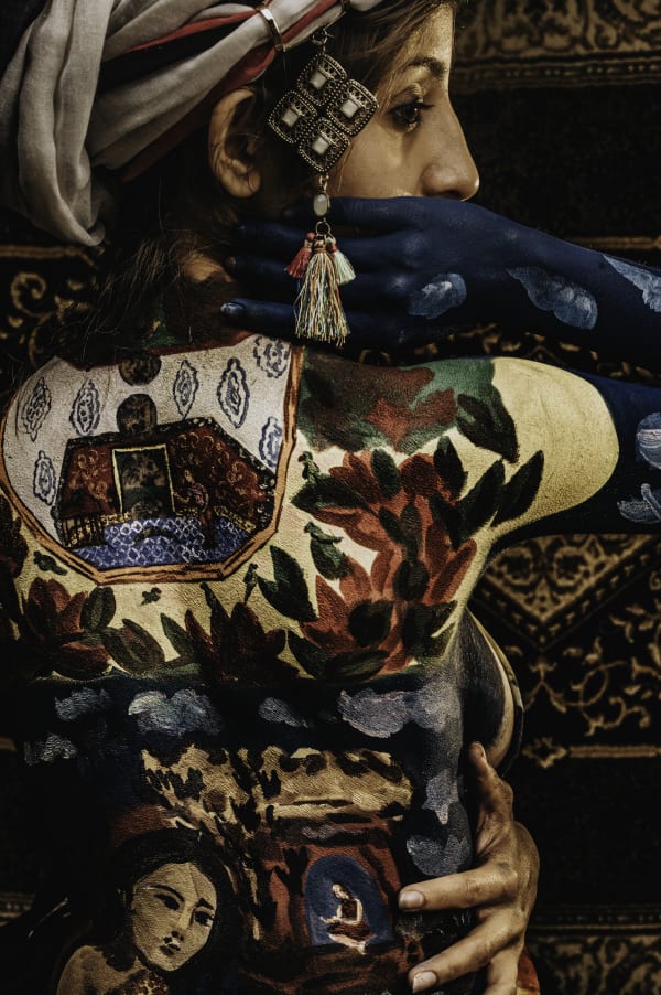 Abhijna Vemuru Kasa Odalisque Fine art Giclée print on Hahnemühle paper 40 x 26 inches 2022