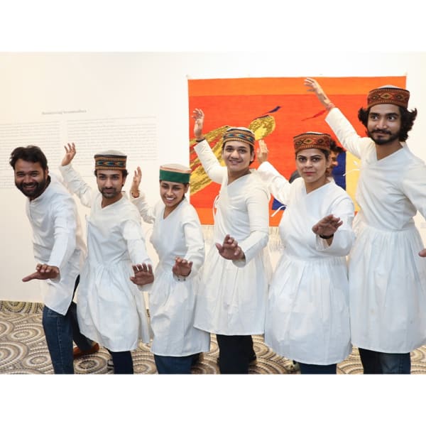 Mailorang Theatre Group performing at Dhoomimal Gallery.