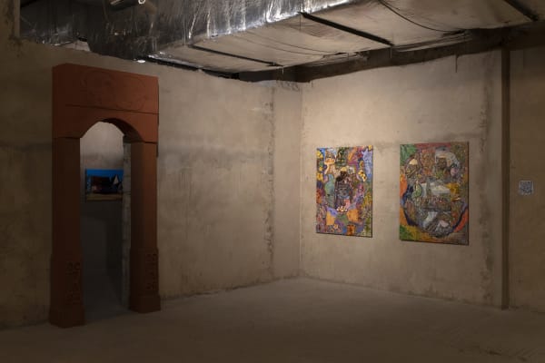 G1957 Constellations Part 2 Figures In Webs And Ripples Of Space Exhibition Views 11