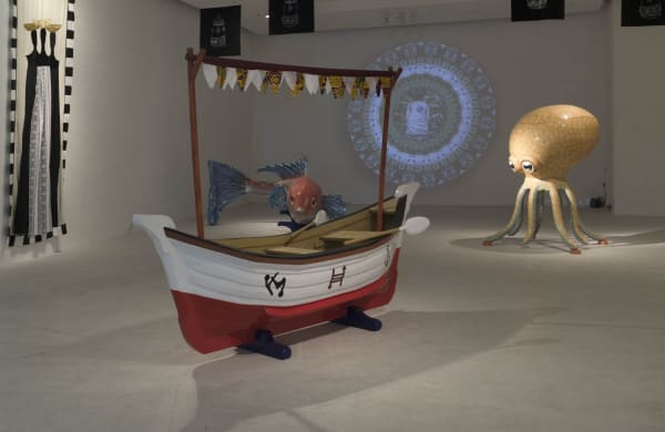 Paa Joe and Elisabeth Efua Sutherland, Installation Shot, 2017