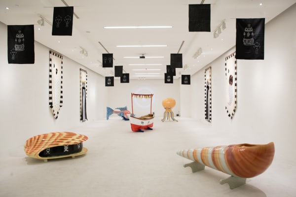 Paa Joe and Elisabeth Efua Sutherland, Installation Shot, 2017