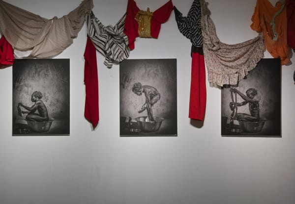 CrazinisT artisT in collaboration with My Dear Fagot, Passing Through - Acts of Radical Empathy, installation view, 2018. Courtesy Gallery 1957, Accra. Photo Ric Bower