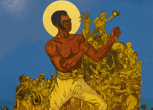 Godfried Donkor in 'The Time is Always Now' Group Exhibition at the National Portrait Gallery