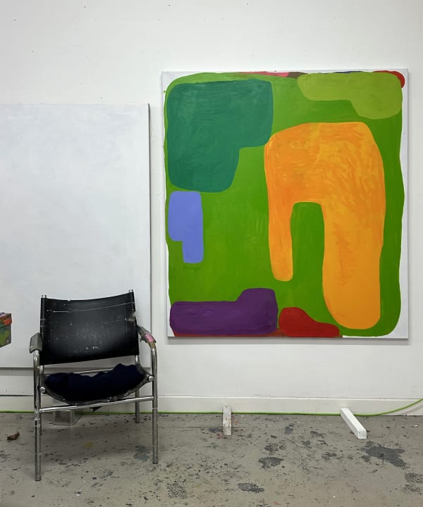 Andrew Graves's studio, 2023. © The Artist.