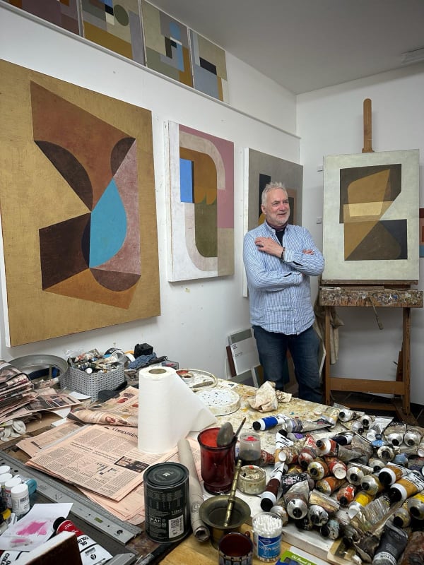 Jeremy Annear in his studio, 2024. © The Artist.