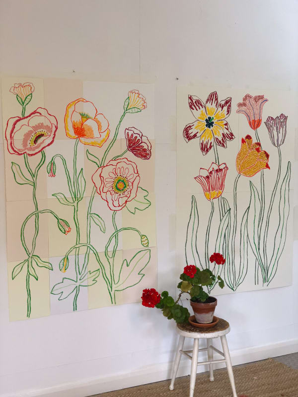 Rosie Harbottle's studio, 2024. © The Artist.