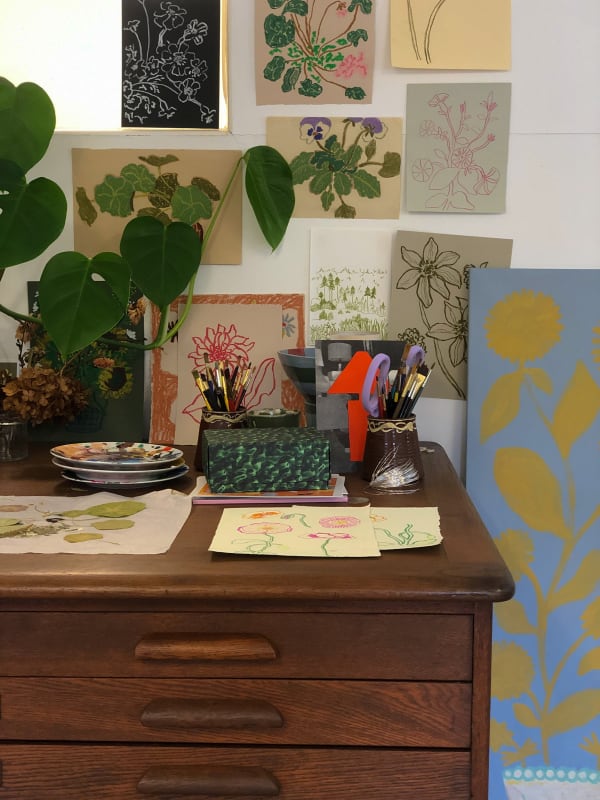 Rosie Harbottle's studio, 2024. © The Artist.