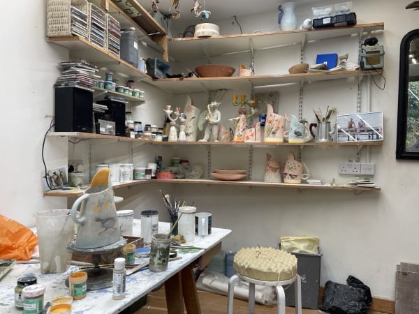 Laurance Simon's studio, 2024. © The Artist.