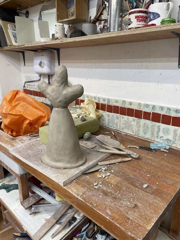 Laurance Simon's studio, 2024. © The Artist.