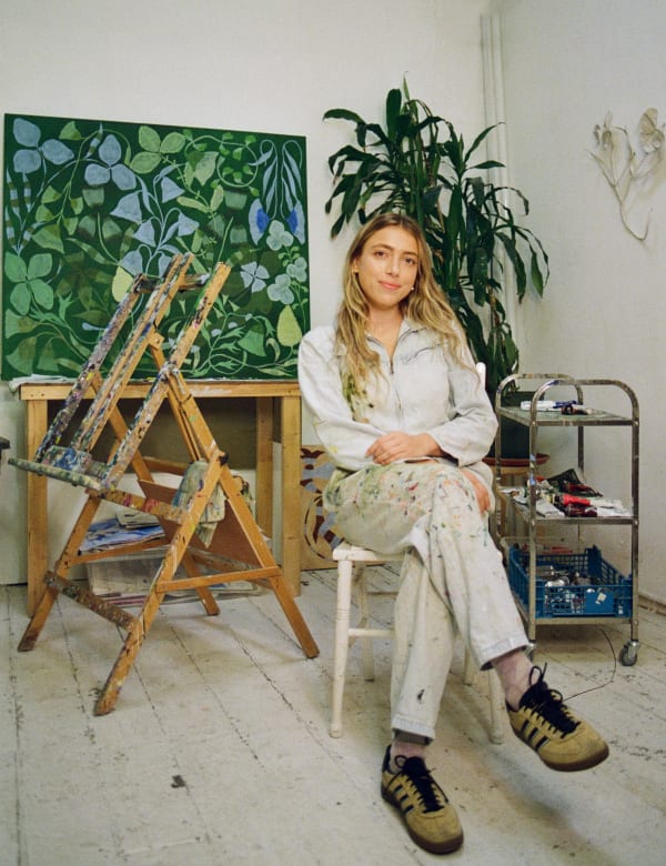 Georgia Beaumont in her studio. © The Artist. Photo: Anielle Weinberger