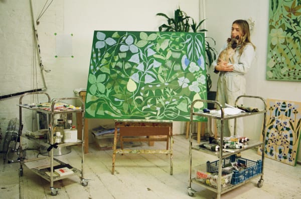 Georgia Beaumont in her studio. © The Artist. Photo: Anielle Weinberger