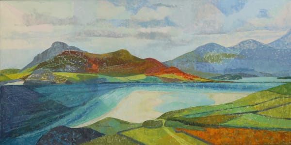 Skinnet Beach, Kyle Of Tongue oil on linen 100x200cms © The Artist