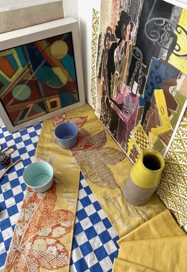 Studio table. © The Artist