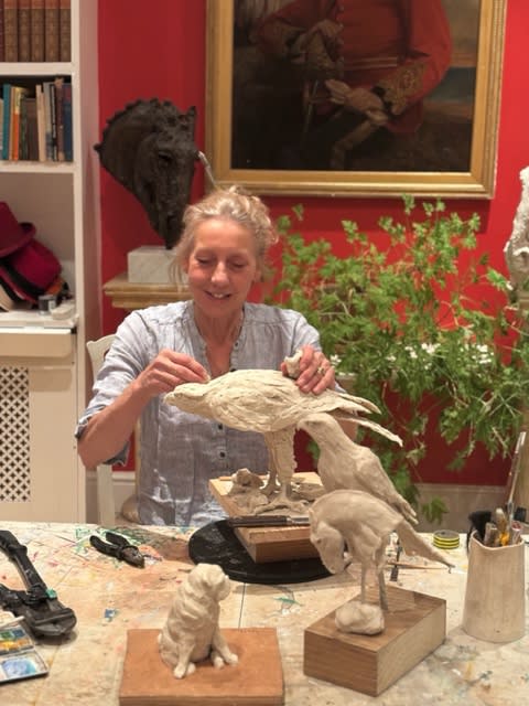 Rachel Stormonth-Darling in her studio. © The Artist