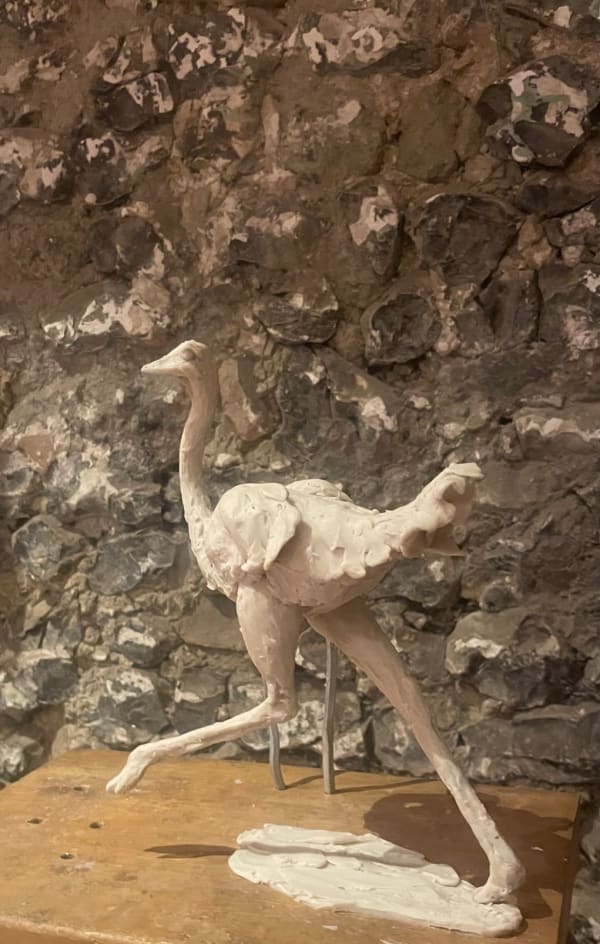 Running Wild, 2025 height: 27 cms Wax maquette, to be cast in bronze © The Artist
