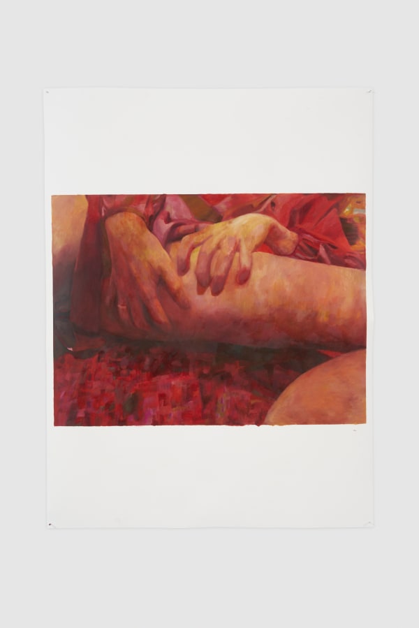 Mystery I, 2022 Oil on Arches paper on aluminum 33.5 x 24.8 inches (85 x 63 cm)