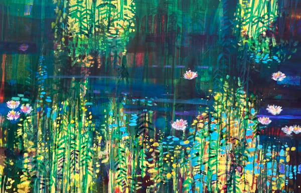 "Sunlight and Reflections, Giverny" by FRANCIS BOAG