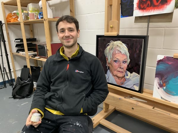 "The Dance Studio" paintings by CALUM STEVENSON