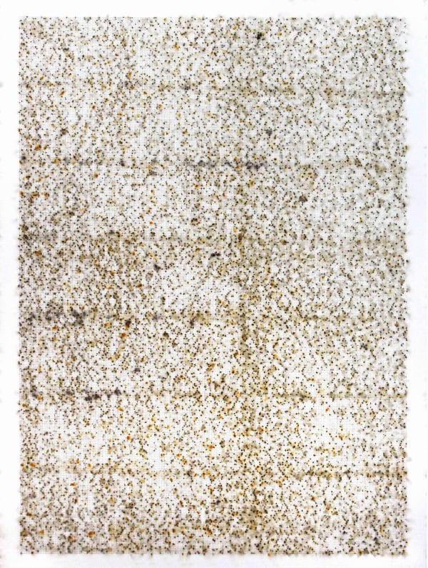 Ankush Safaya Untitled 29 x 21.5 Inches Laser cut holes on Paper 2019