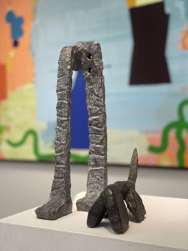 Martin Finnin, The Dog Walker, 2022 Bronze, Edition of 8 12 ¼ x 2 ¾ x 18 ½ ins 31 x 7 x 47 cm £2,800