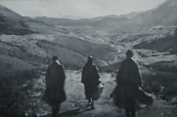 Walk With Me Anne Magill at John Martin Gallery, Mayfair