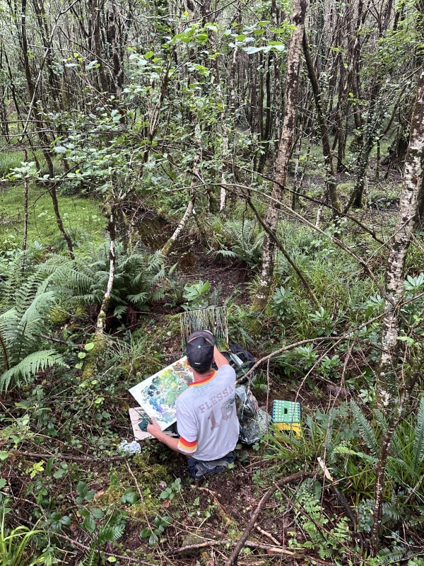 Walk-Through for Artists Saturday 29th November, 12:00 Join us for an informal, artist-focused tour of the exhibition with Andrew Gifford. Andrew will share insights into the challenges of painting on location in rainforest environments and discuss some of the techniques he developed throughout his practice. This session offers a unique opportunity for artists to hear directly about his process and ask questions in a relaxed setting. Frieze, No.9 Cork Street, London W1S 3LL Book Here