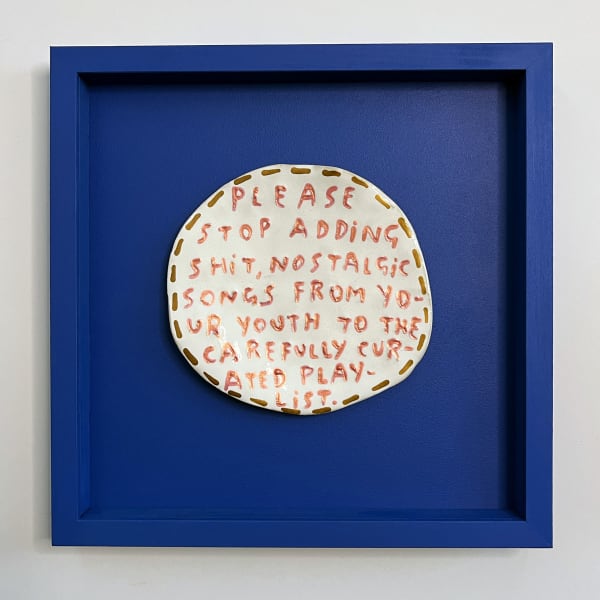 Dan Jamieson, Please stop adding shit nostalgic songs from your youth to the carefully curated playlist. (S)