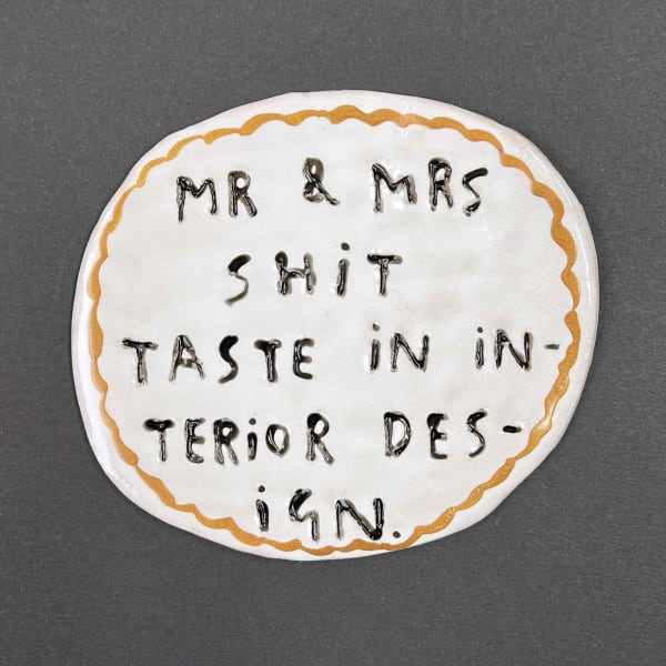 Mr and Mrs shit taste in interior design