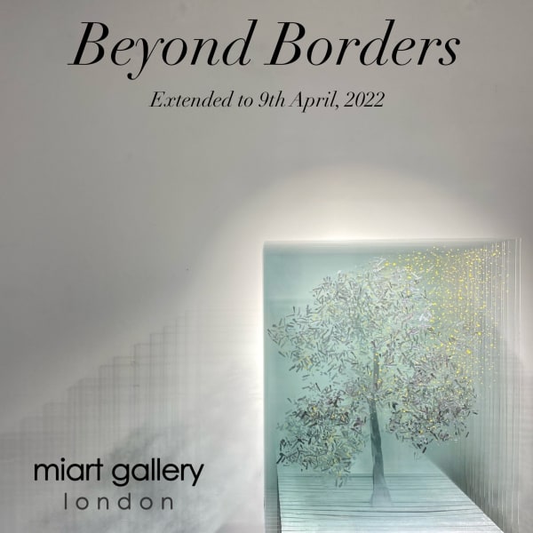 Beyond Borders Beyond Borders carries a dual definition. The exhibit showcases the works of emerging artists who extend from beyond the borders of the UK, but also surpass the borders of what we understand contemporary modern art to be.