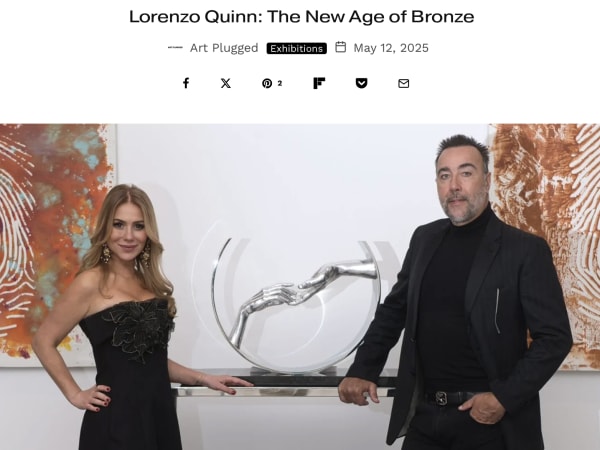 Lorenzo Quinn: The New Age of Bronze