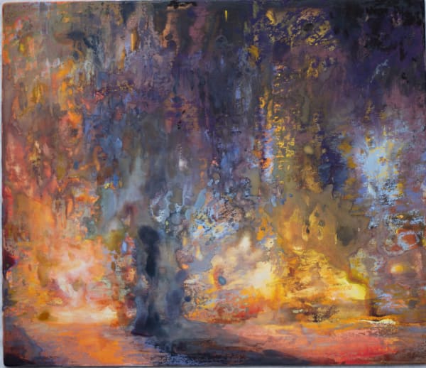 Nina Murdoch, Tonight, pstel on paper, 30 x 35 cm, 2022