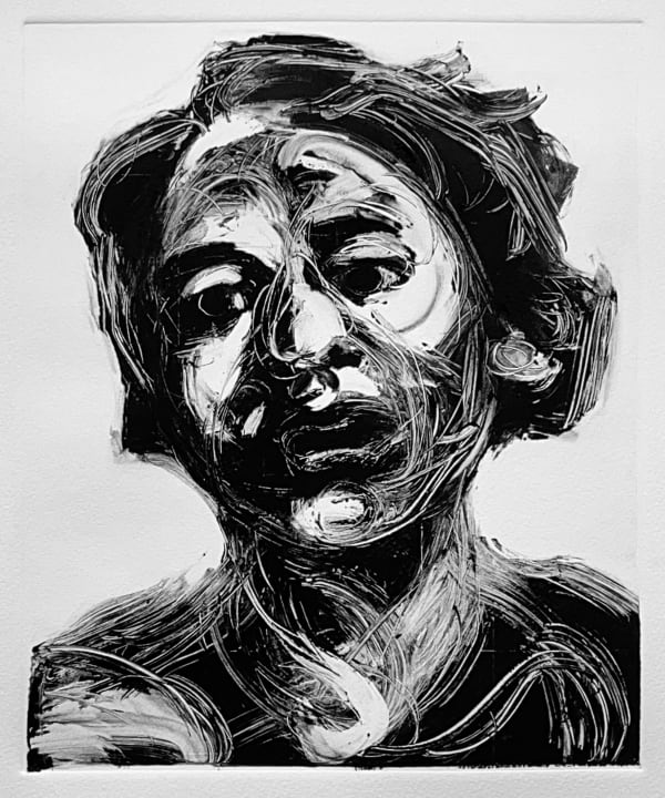 Alison Lambert, Ada, monotype, 30 x 25 cm, 2023
