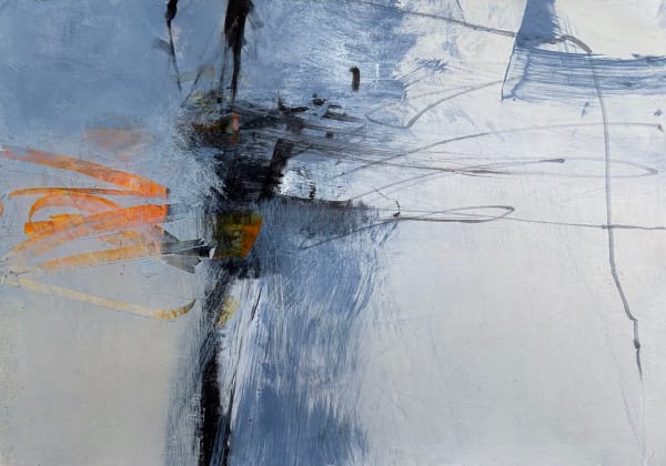 Neil Canning, Last Light 2, acrylic on paper, 29 x 42 cm, 2023